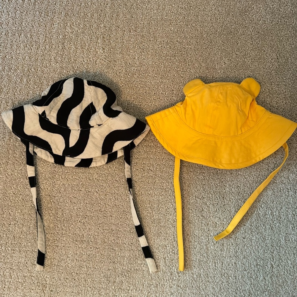 Hanna Andersson 0-3 month sun hats